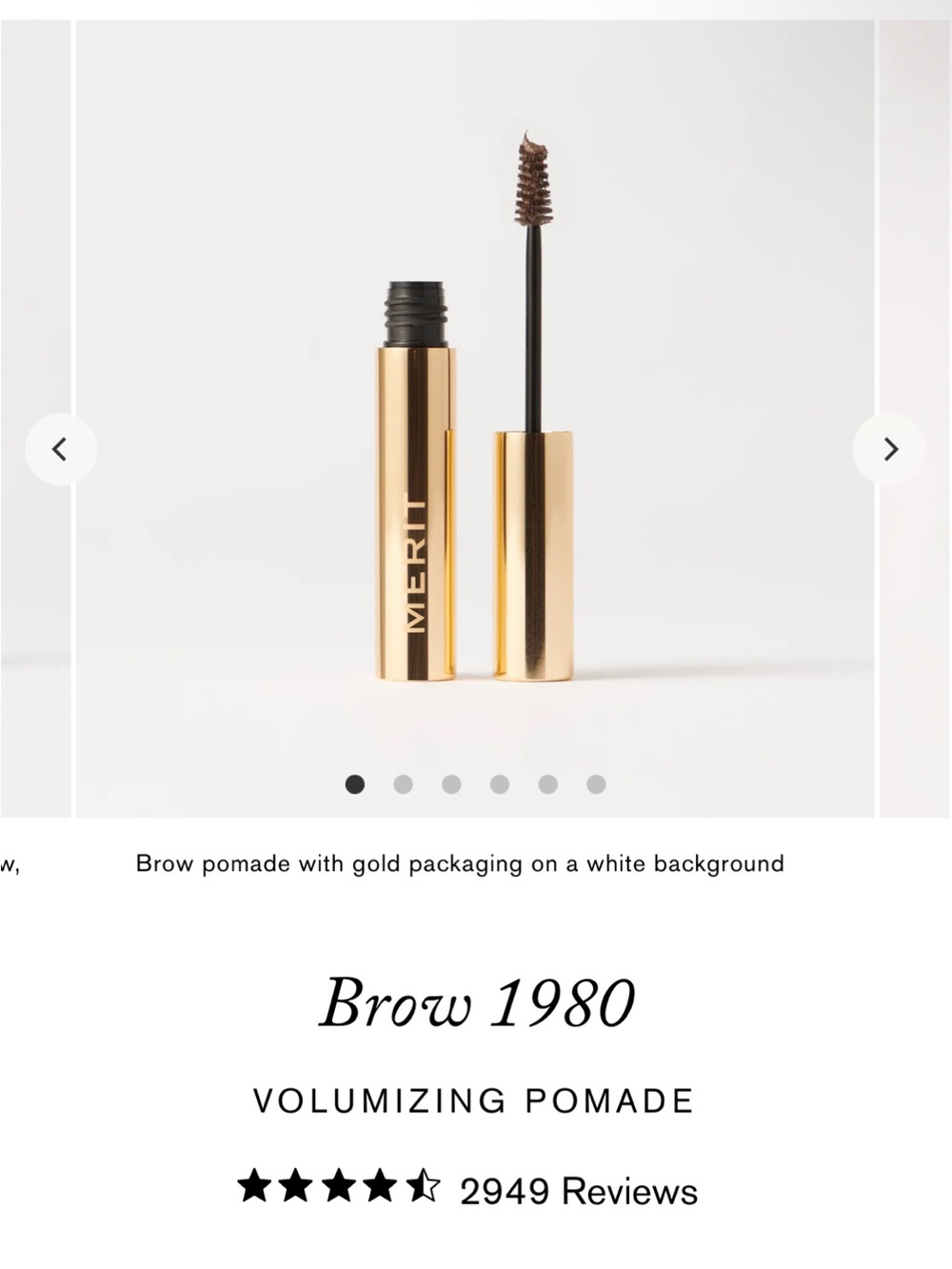 Merit Brow 1980 Volumizing Pomade - Light Brown